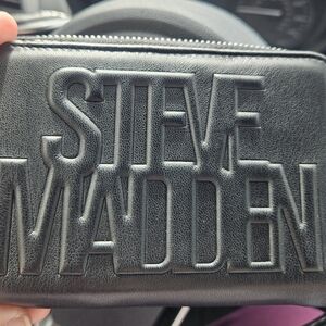 Steve Madden Black Women's Wallet With Wrist Strap